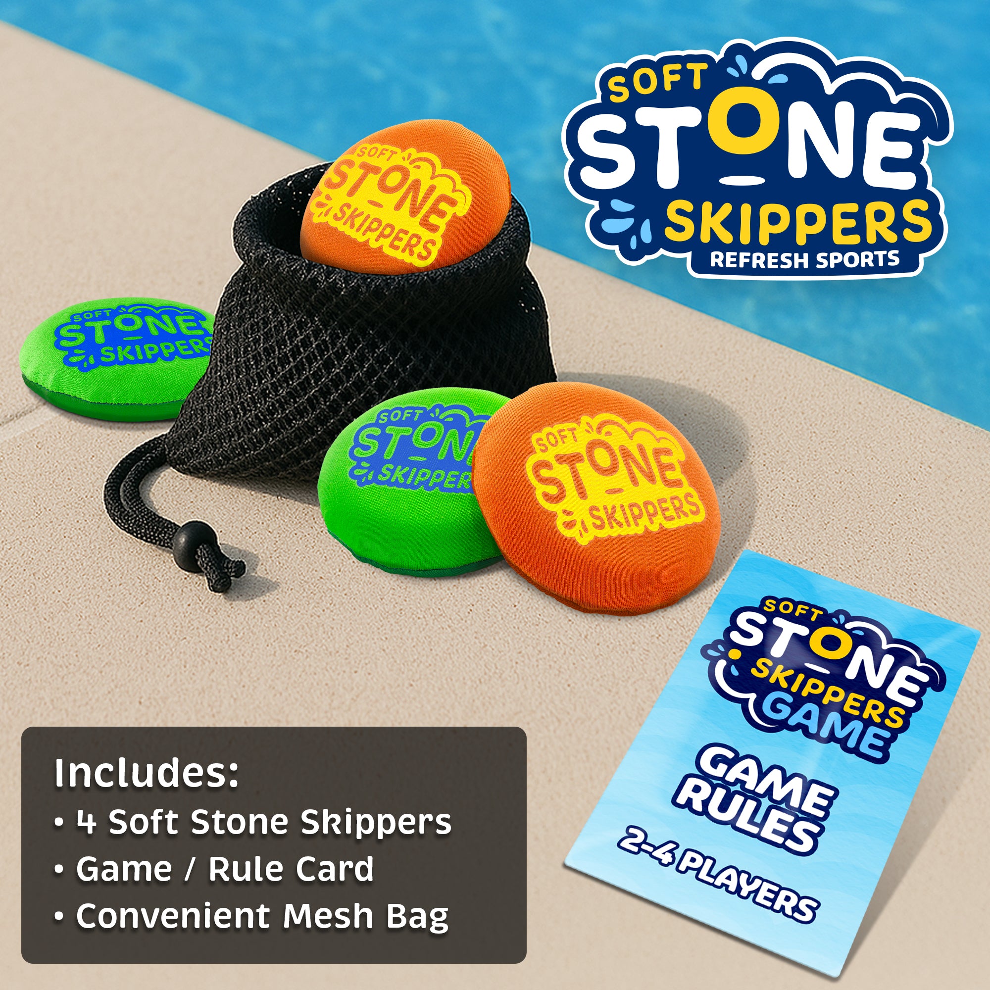 Soft Stone Skippers® Water Skip Disc