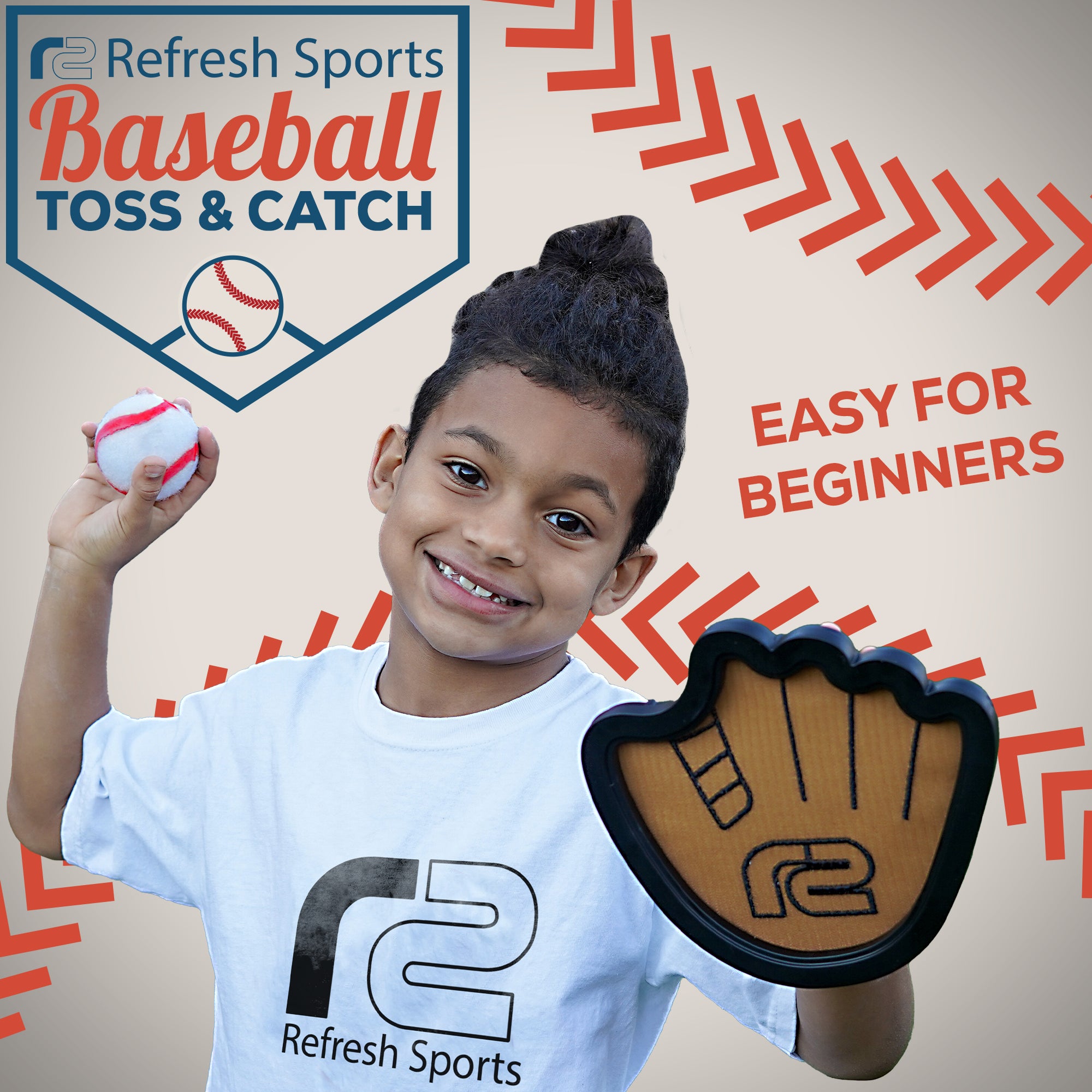 Sticky Baseball Paddle Toss & Catch Game