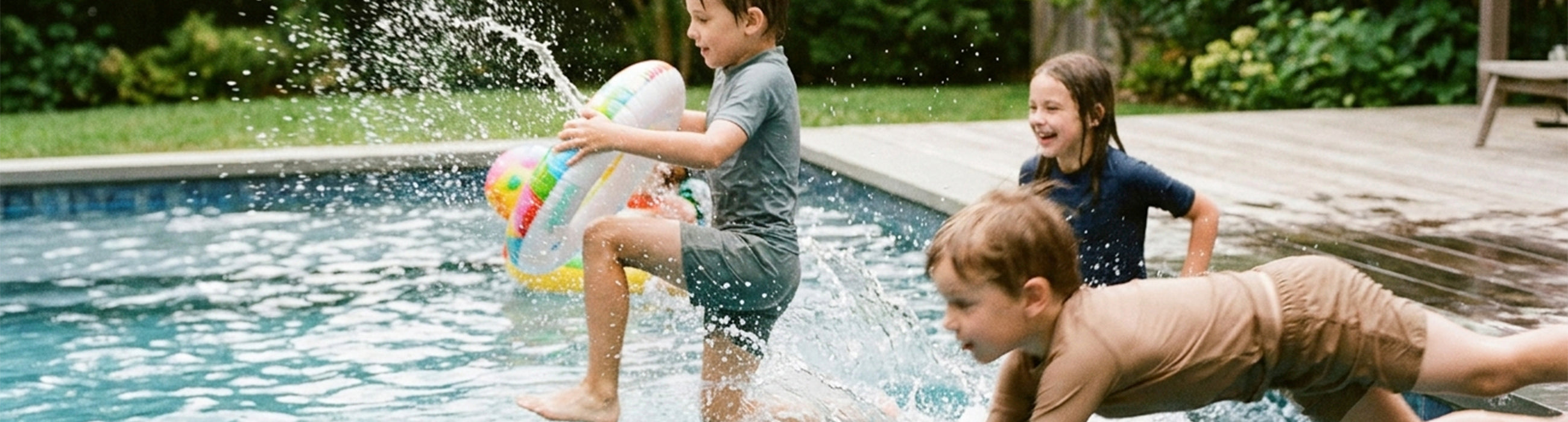 Kids playing outside — scene illustrating best beach toys for kids