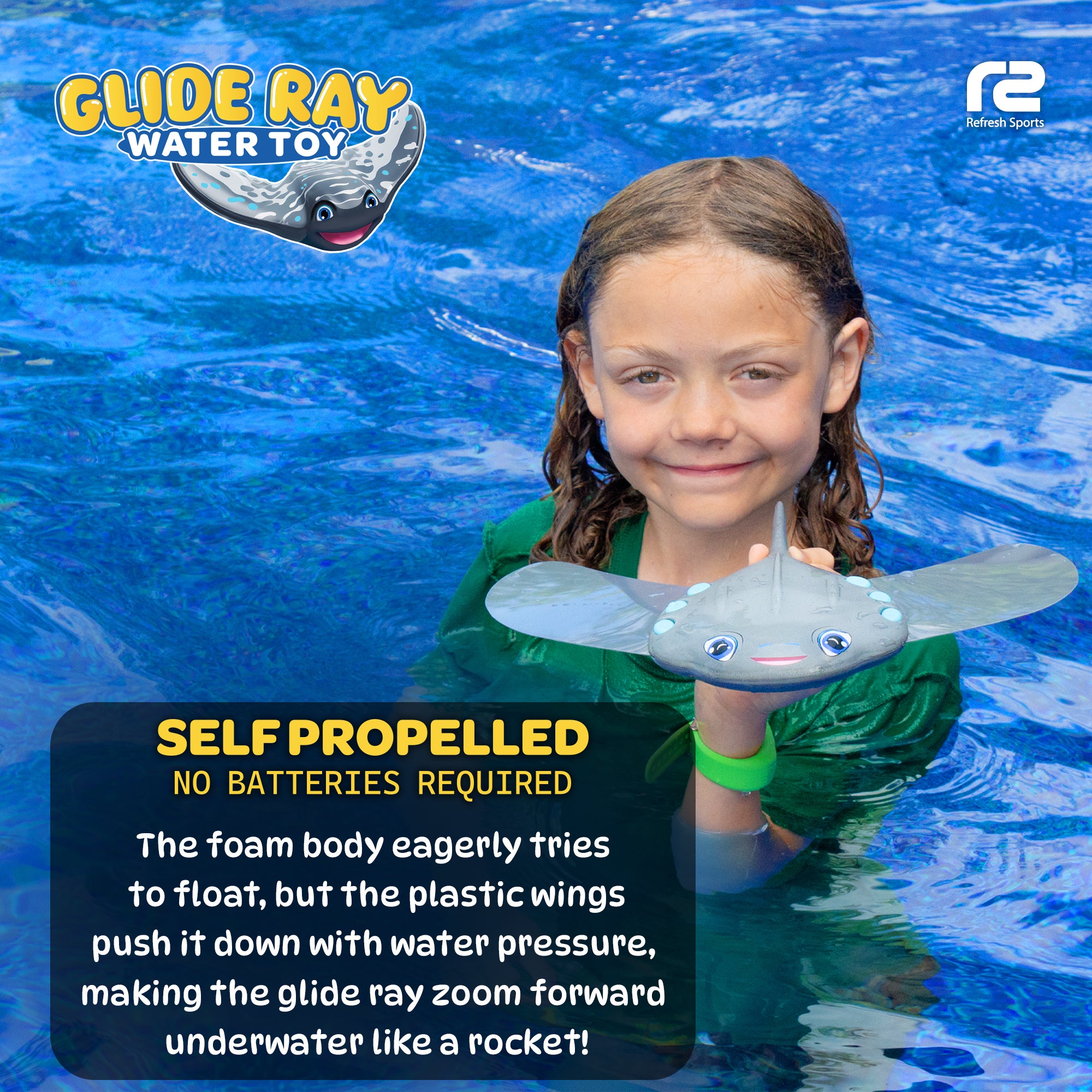 GlideRay Underwater Glider Pool Toy