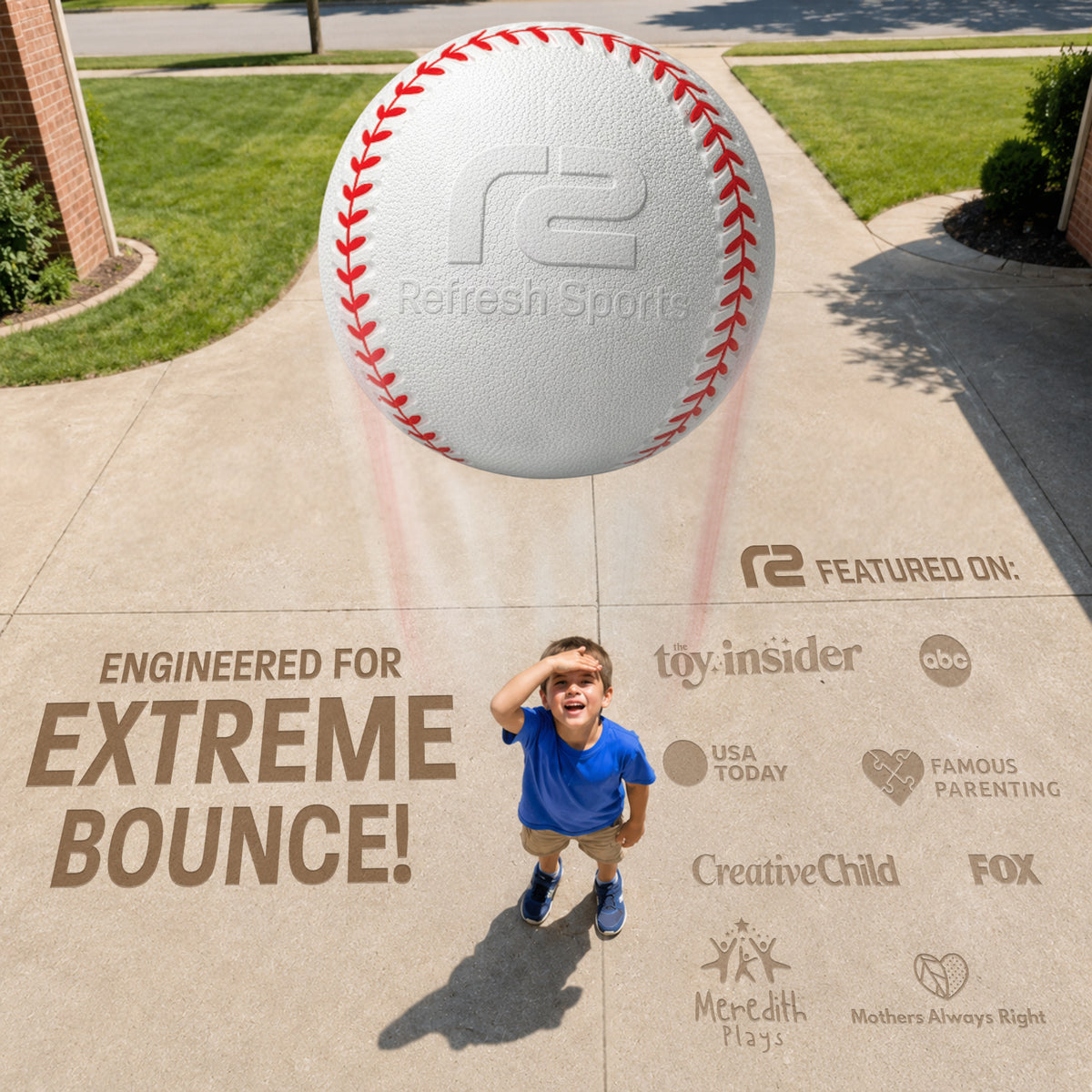 Ballgame Bounce™ Super Bouncy Baseball