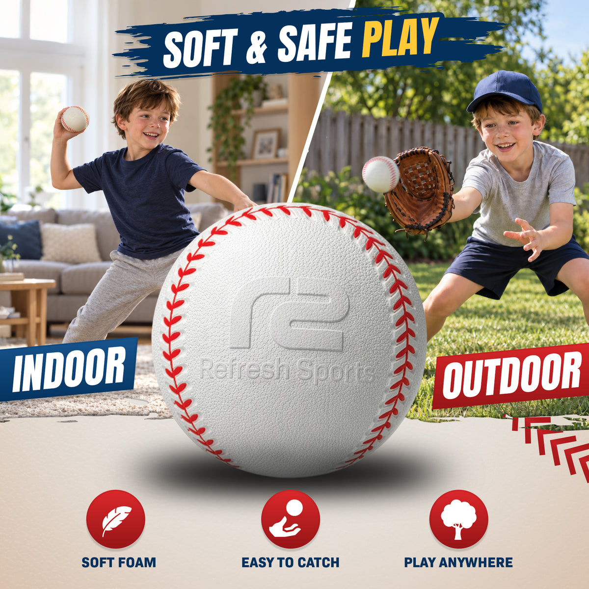 Ballgame Bounce™ Super Bouncy Baseball