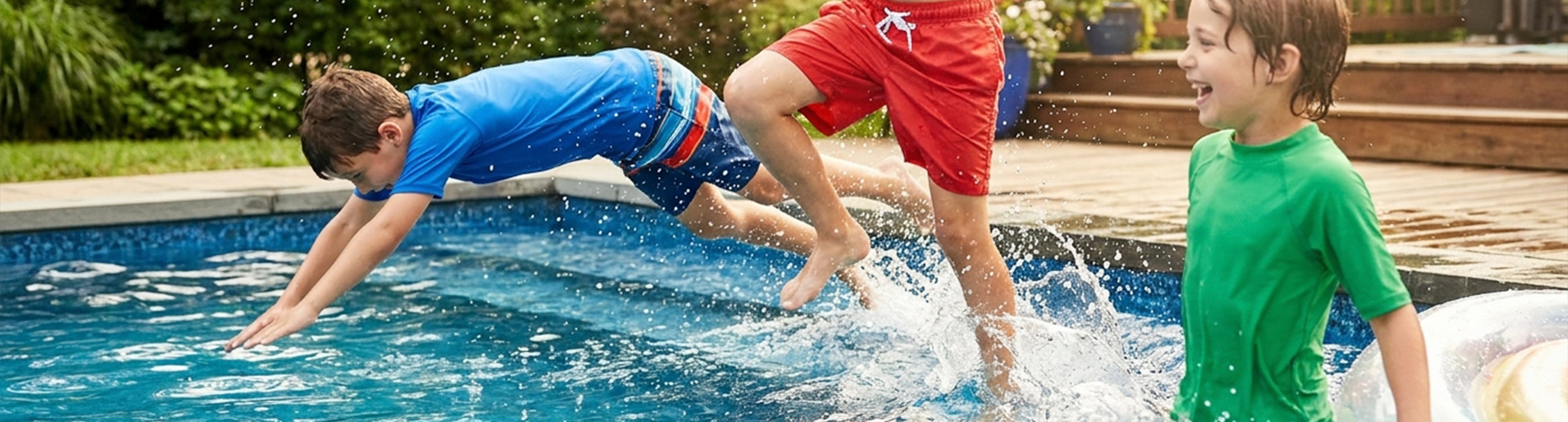 Kids playing outside — scene illustrating backyard water party checklist for kids