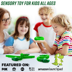 Pop Tubes Gator Pop Tube – Tubos sensoriales Fidget Toy – Divertidos  juguetes de cocodrilo para niños pequeños y niños de todas las edades – Los