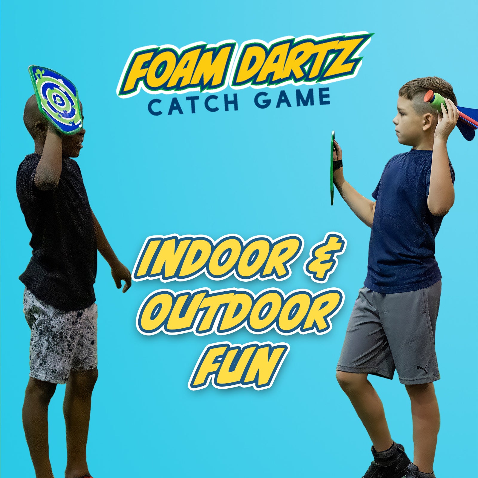 Foam Dartz Catch Game Paddles