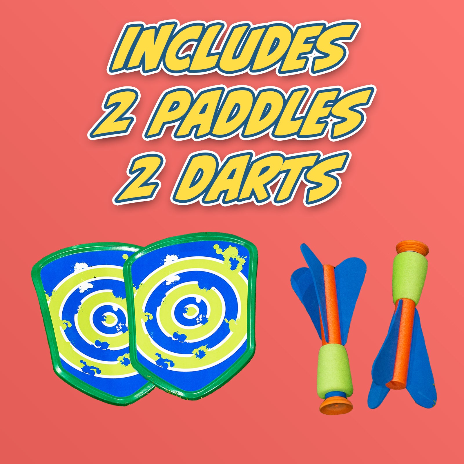 Foam Dartz Catch Game Paddles